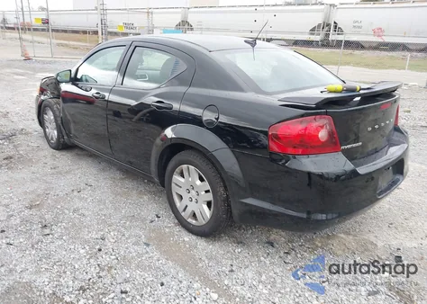 2012 Dodge Avenger Se from USA, damaged, VIN 1C3CDZAB3CN231783